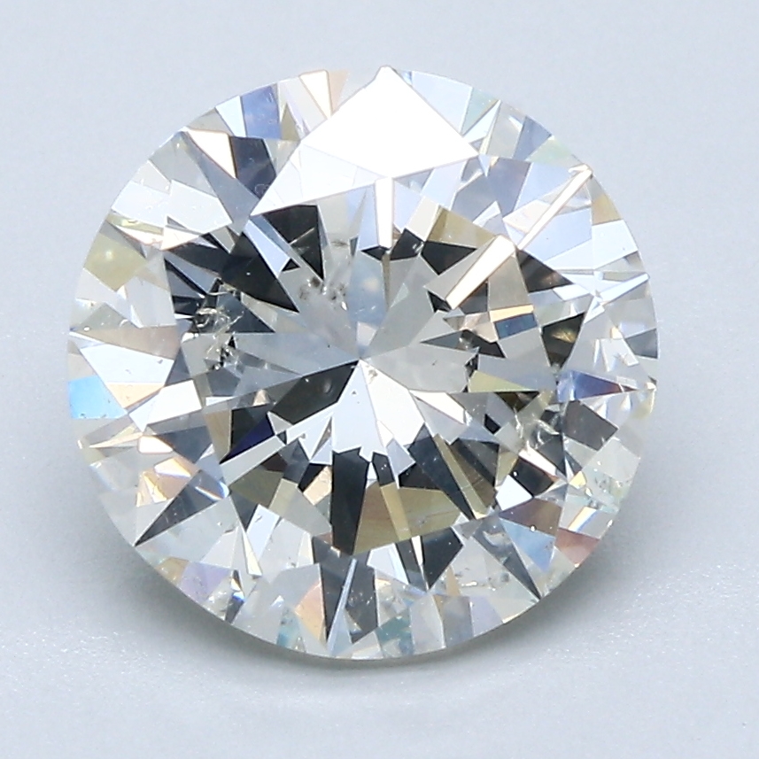 3.01 Carat Round Cut Natural Diamond