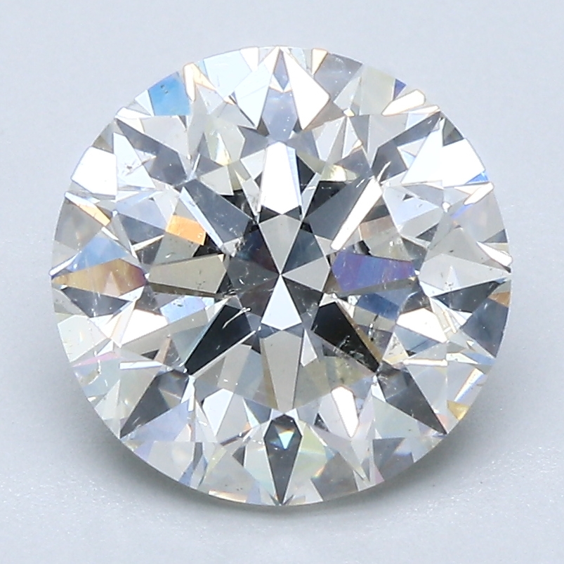 3 Carat Round Cut Natural Diamond