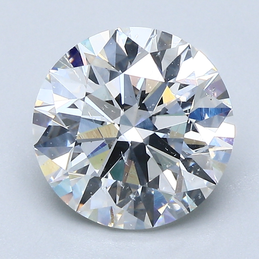 3.01 Carat Round Cut Natural Diamond